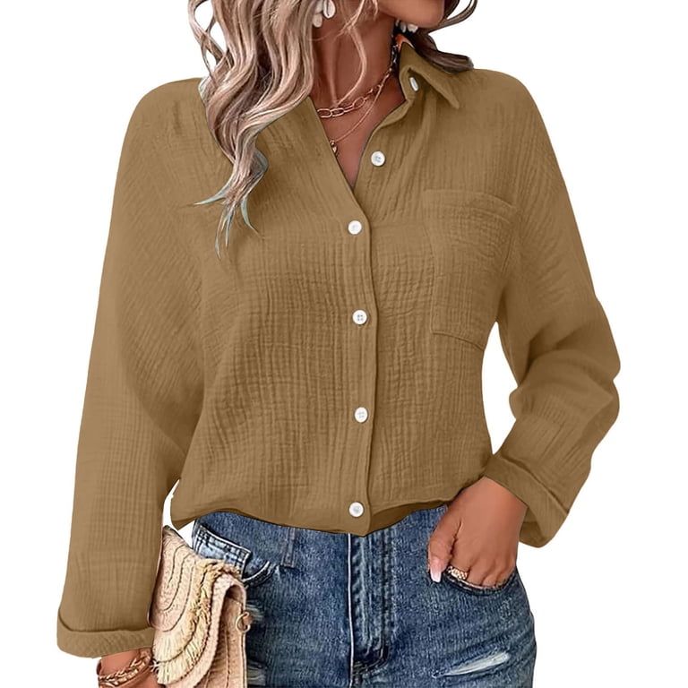 Textured Gauze Shirt for Relaxed Glamping — Glamping Outfits