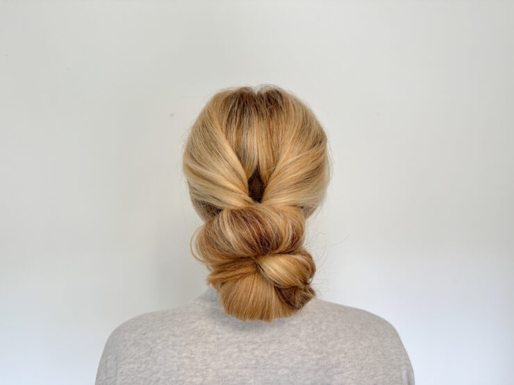 Long Intricate Twisted Low Bun Long Intricate Twisted Low Bun — Easy Updos for Long Hair