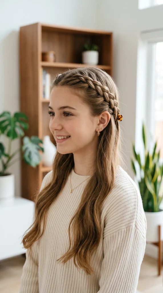 Mid-Back Visual Idea Mid-Back Visual Idea — High School Hairstyles