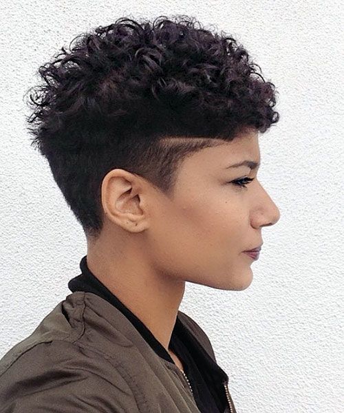 Ear Visual Idea — Curly Pixie