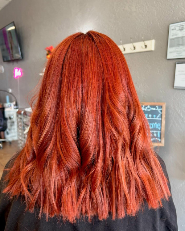 Bright Copper-Red Visual Idea — Bright Red Hair