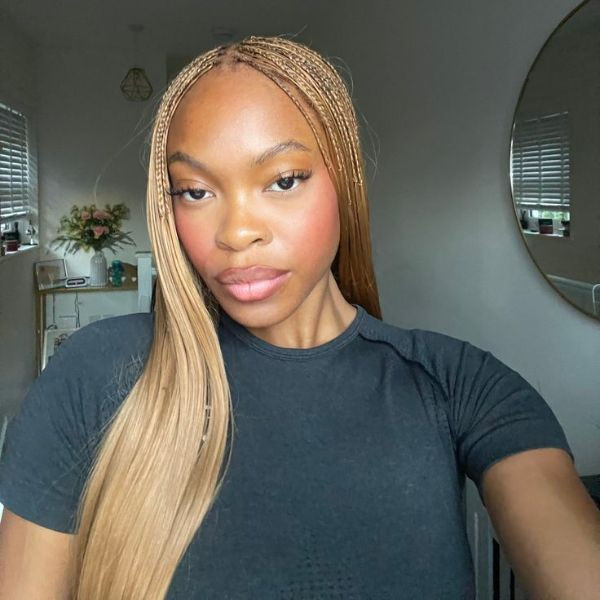 Honey Blonde Box Braids — Blonde Knotless Braids