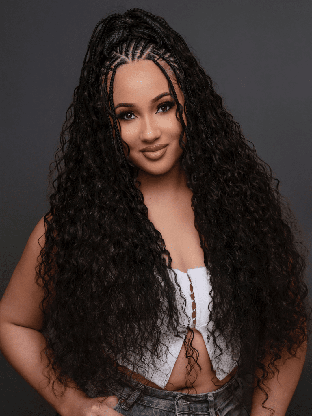High Ponytail Braids With Curls — Braids for Long Hair