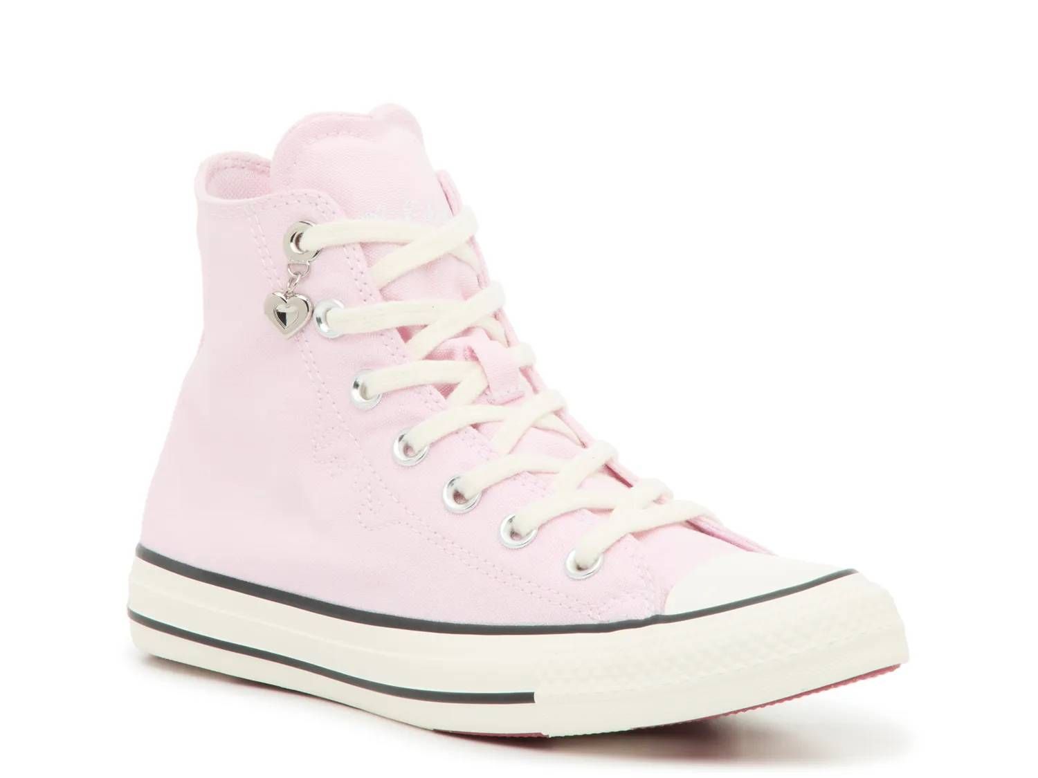 Pink Charm Detail Pink Charm Detail — High Top Converse Outfits
