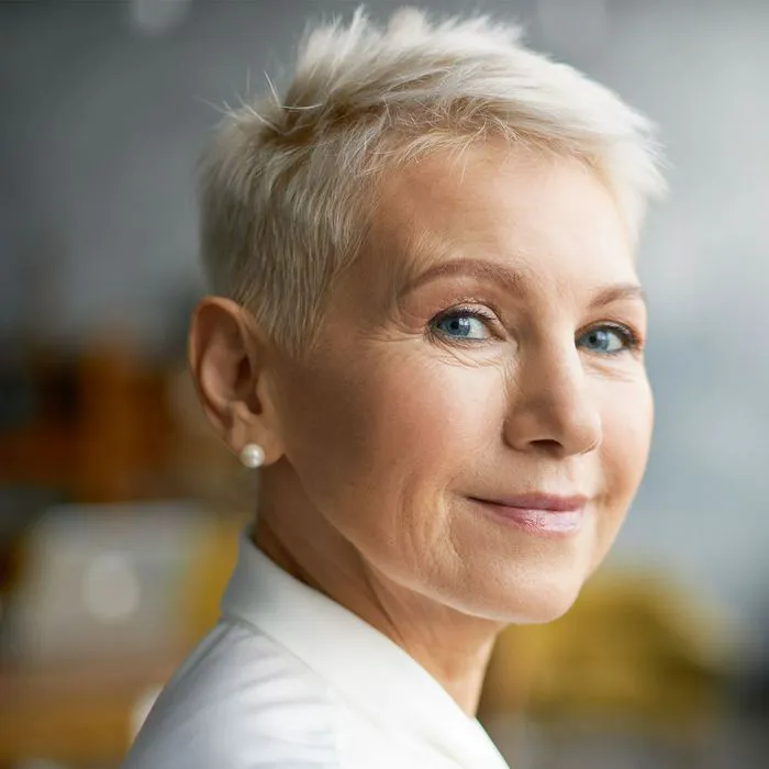 Layered Light Brown Pixie — Pixie Cut for Thin Hair