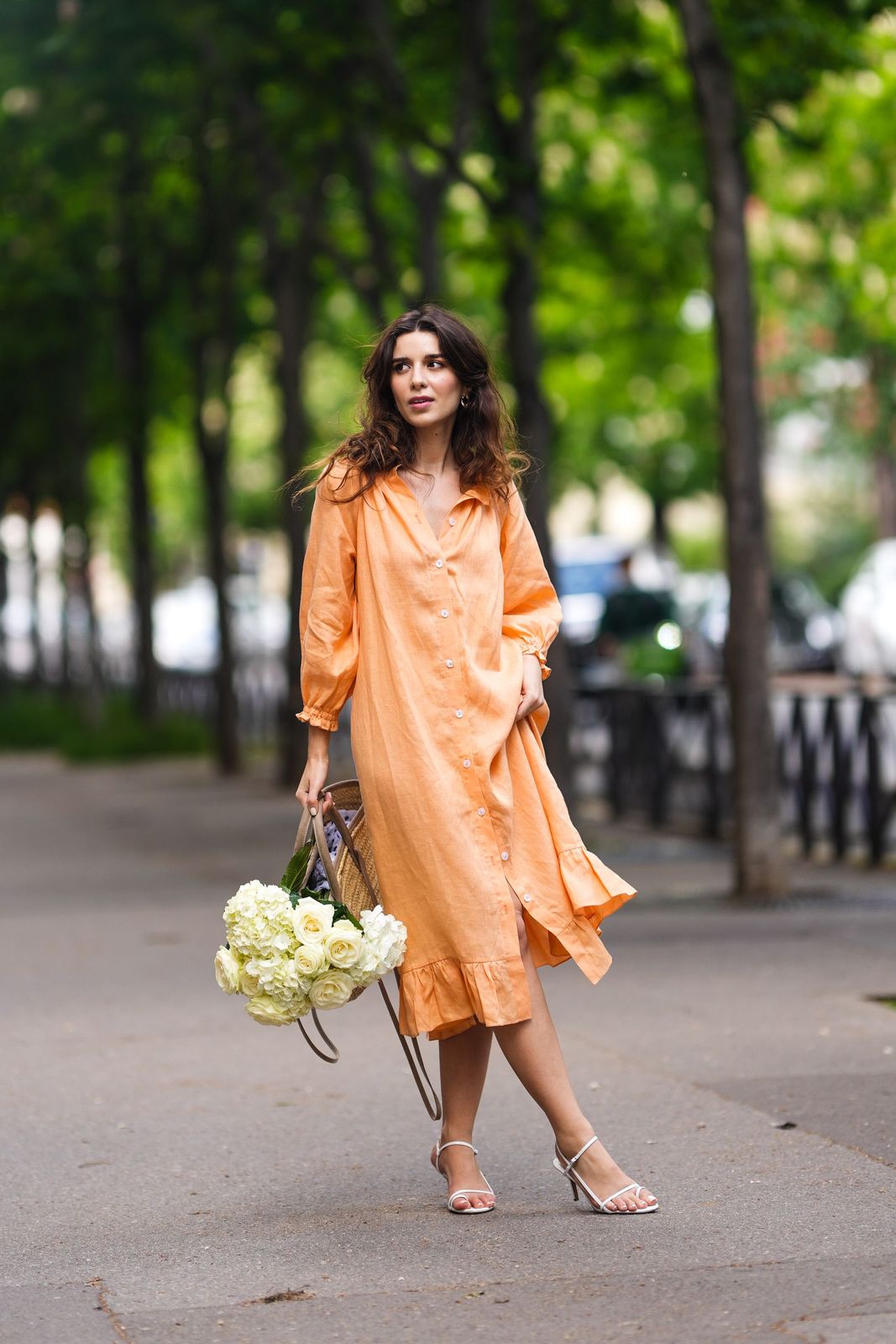 Flowing Linen Shirt Dress for Summer Ease — Outfits for Mom Bod