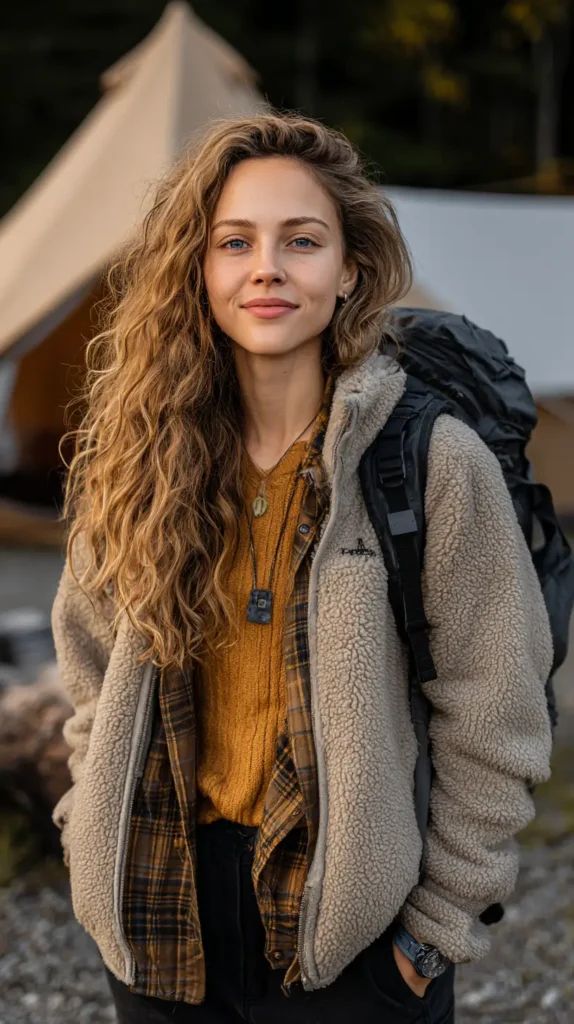 Cozy Layers for a Chilly Glamping Morning — Glamping Outfits