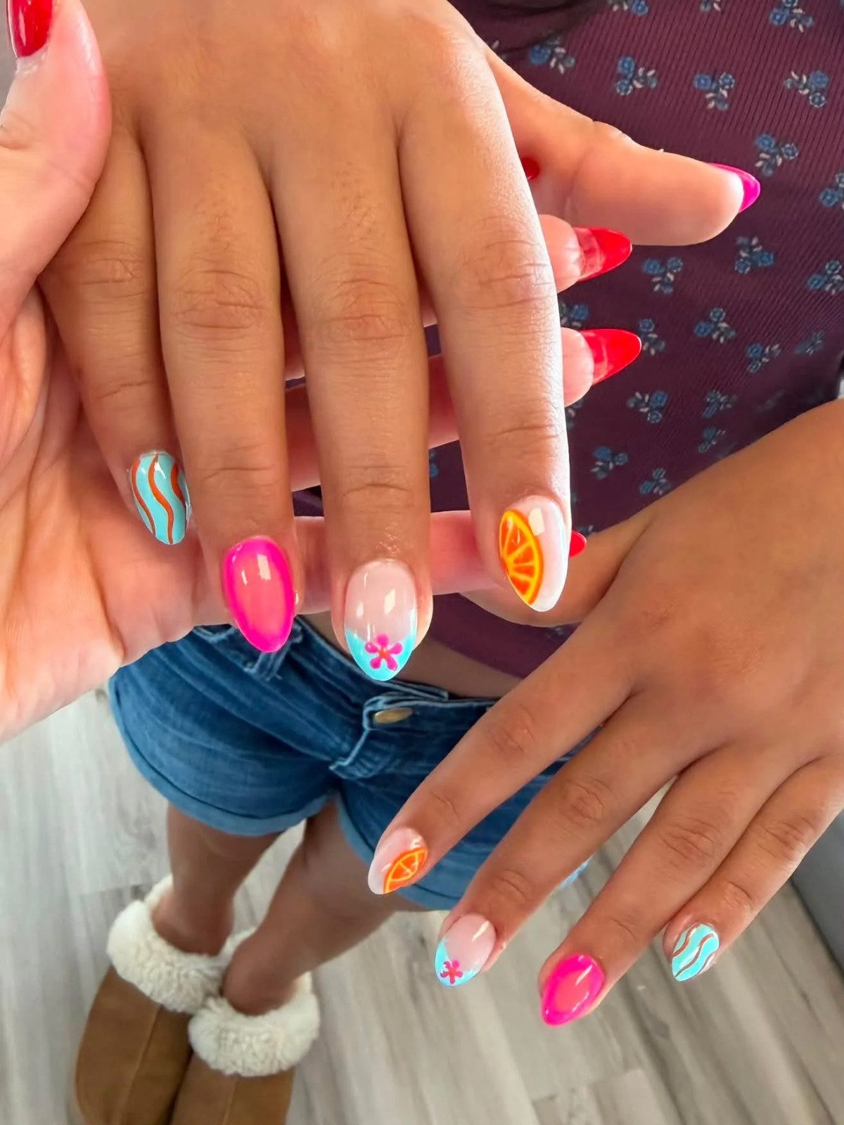 Summer Visual Idea — Miami Nails