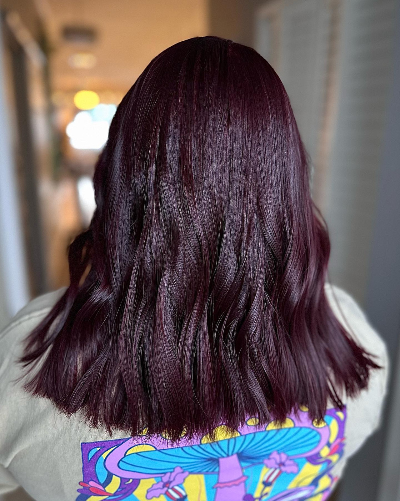 Layers Visual Idea — Black Cherry Hair