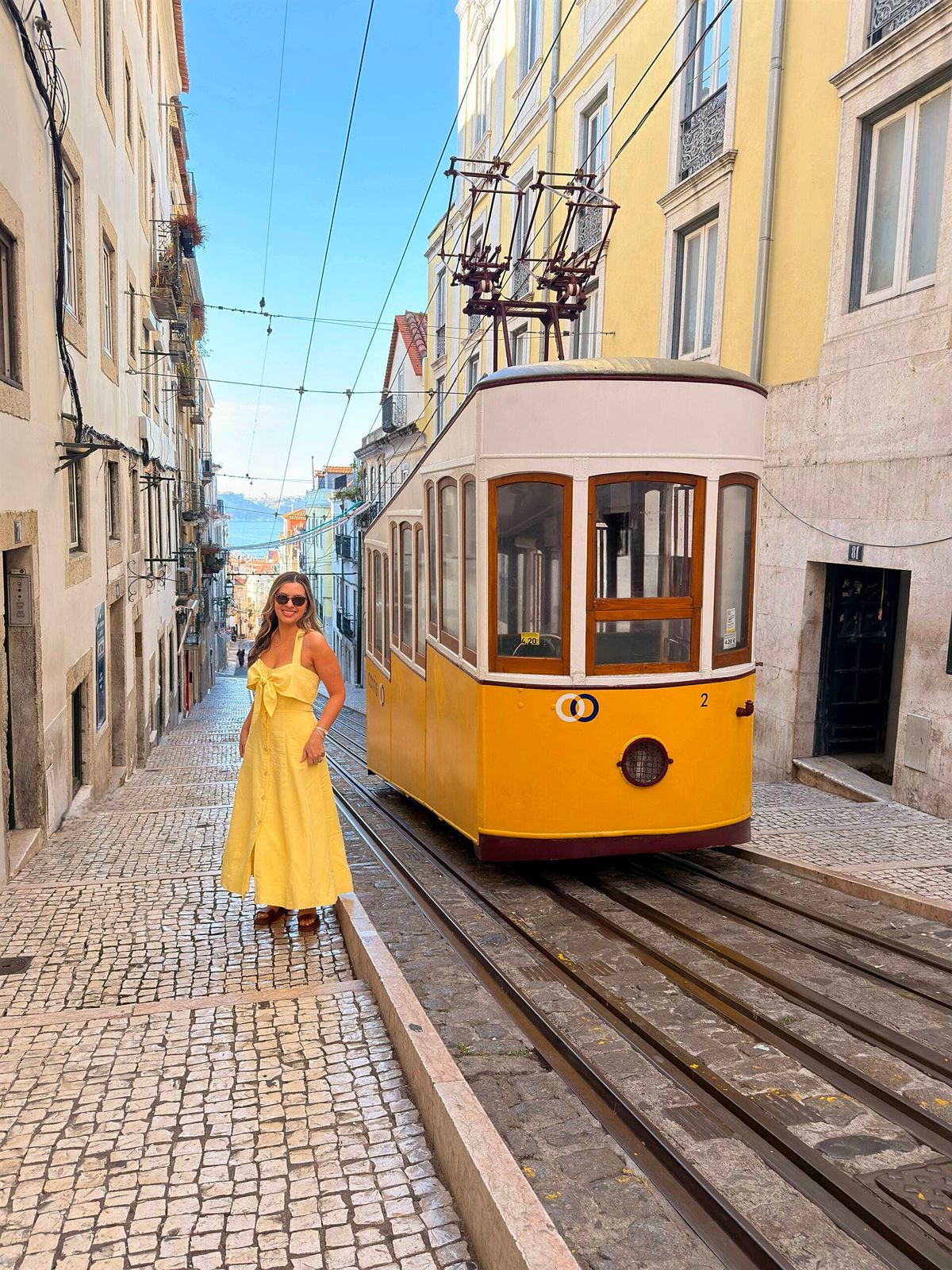 Yellow Sleeveless Maxi Dress with Tie-Front Detail — Lisbon Outfits
