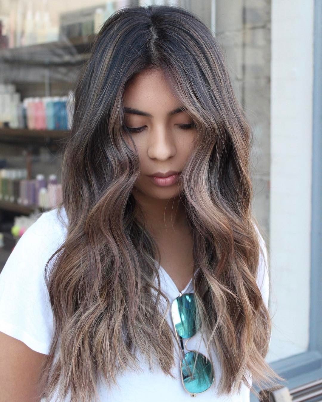 Long Visual Idea Long Visual Idea — Hair Color for Tan Skin