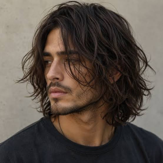 Messy Layered Short To Medium — Fluffy Hair Men