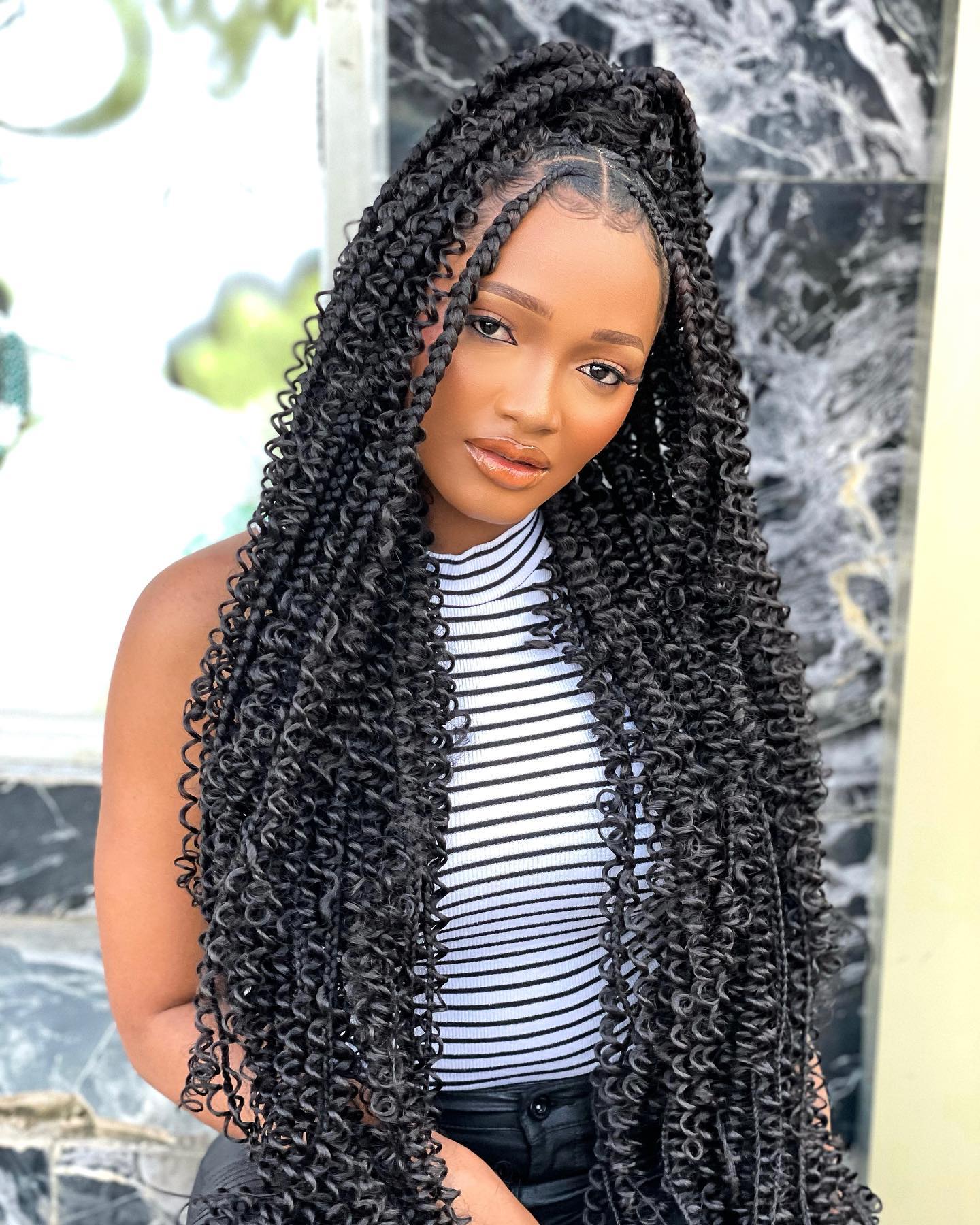 Dramatic Length Black Crochet Curls Dramatic Length Black Crochet Curls — Crochet Hairstyles