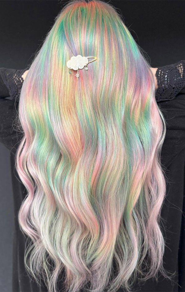 Back View Full Body Crop Visual Idea Back View Full Body Crop Visual Idea — Unicorn Hair