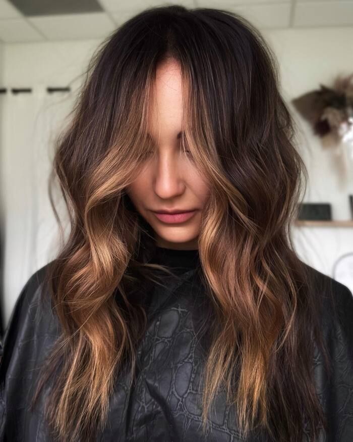 Curtain Bangs Visual Idea Curtain Bangs Visual Idea — Honey Blonde on Black Women