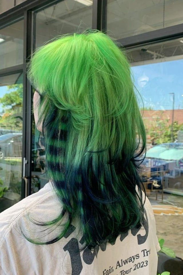Mullet With Layers Visual Idea Mullet With Layers Visual Idea — Raccoon Tail Hair