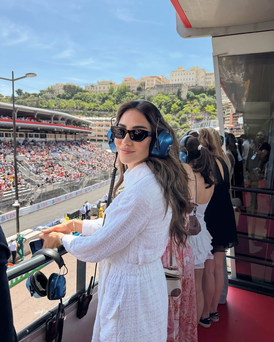 Metallic Pants and Striped Jacket for a Bold F1 Statement Metallic Pants and Striped Jacket for a Bold F1 Statement — F1 Race Outfits