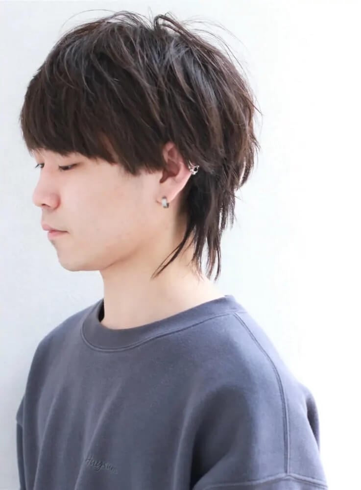 Side View Visual Idea Side View Visual Idea — Wolf Cut Men