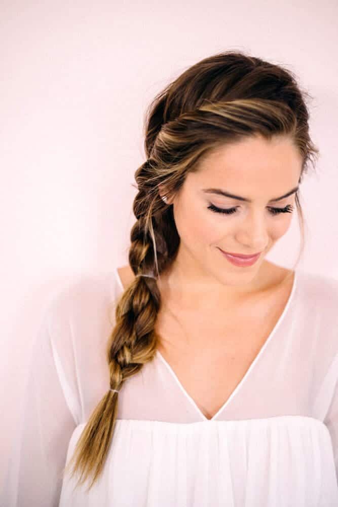 Chunky Side Braid With Twists Chunky Side Braid With Twists — Hairstyles for Teachers