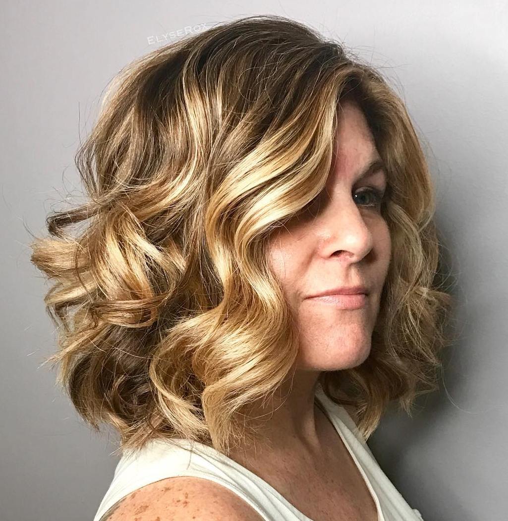 Voluminous Chin Length Layered Bob Voluminous Chin Length Layered Bob — Hairstyles for Women Over 40