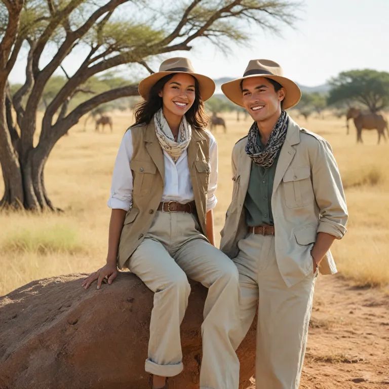 Safari Lodge Style: Utility Vest and Khaki Trousers — Safari Outfits