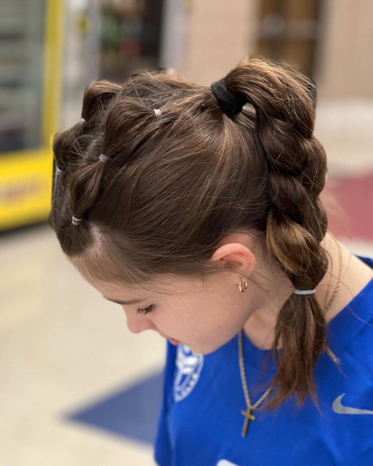 Medium Brown Visual Idea — Volleyball Hairstyles