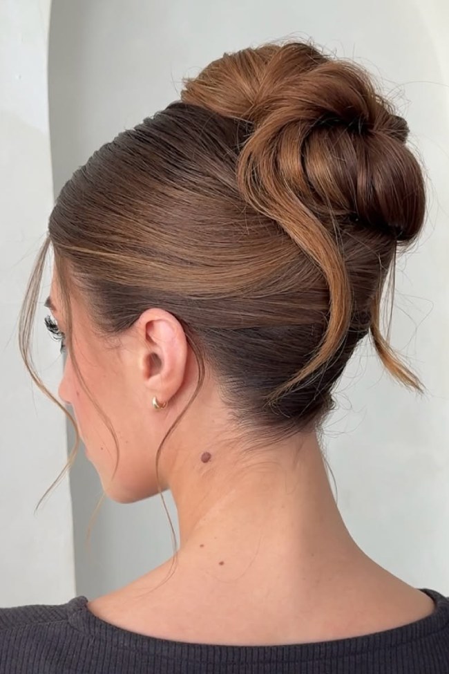 Collarbone Visual Idea — High Bun