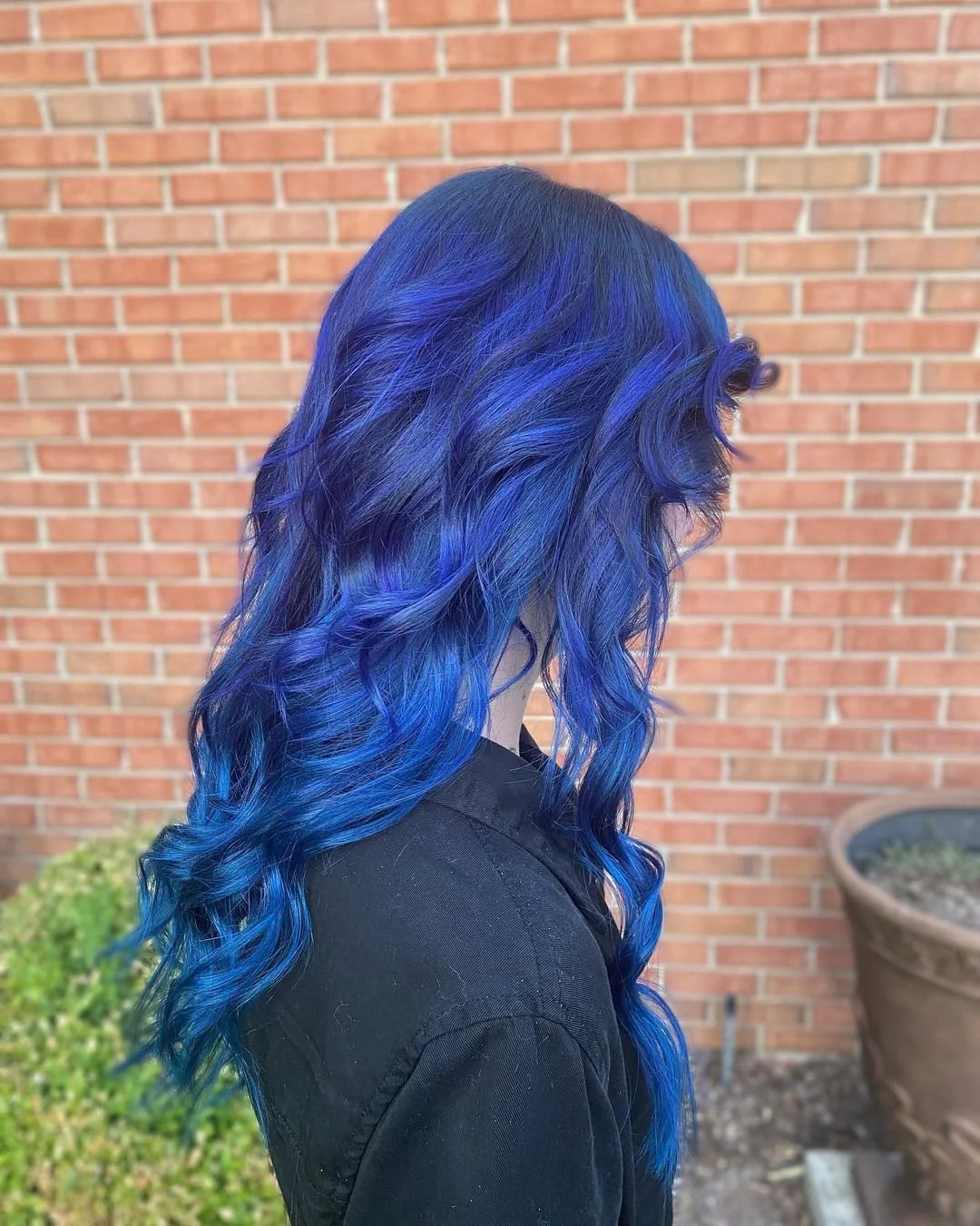 Royal Blue With Lighter Blue Highlights Visual Idea Royal Blue With Lighter Blue Highlights Visual Idea — Royal Blue Hair
