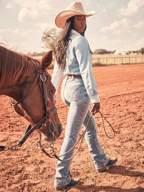 Monochromatic Denim Ranch Look — Ranch Outfits
