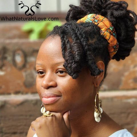 Black Visual Idea — Loc Petals