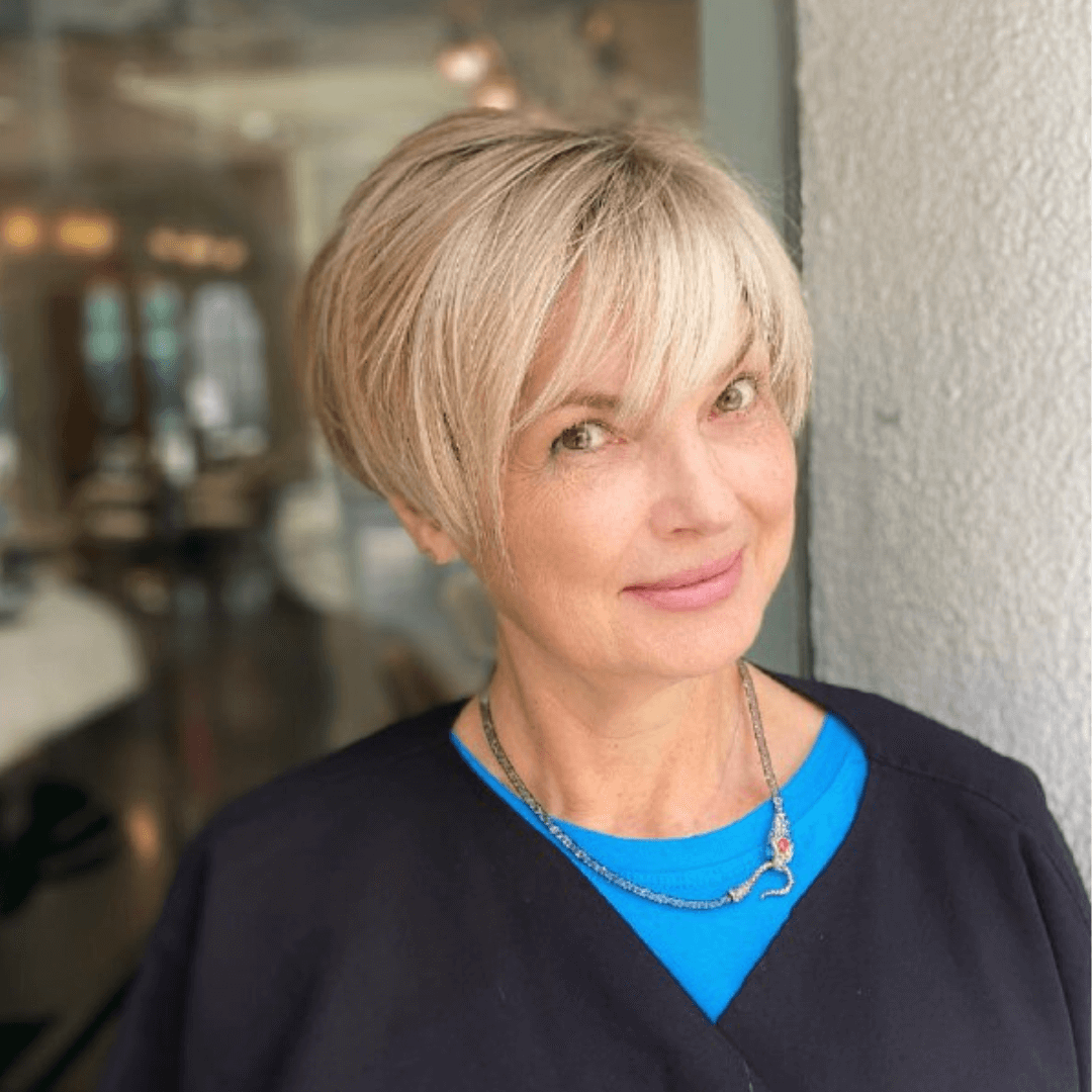 Chin Visual Idea Chin Visual Idea — Pixie Cut for Women Over 50