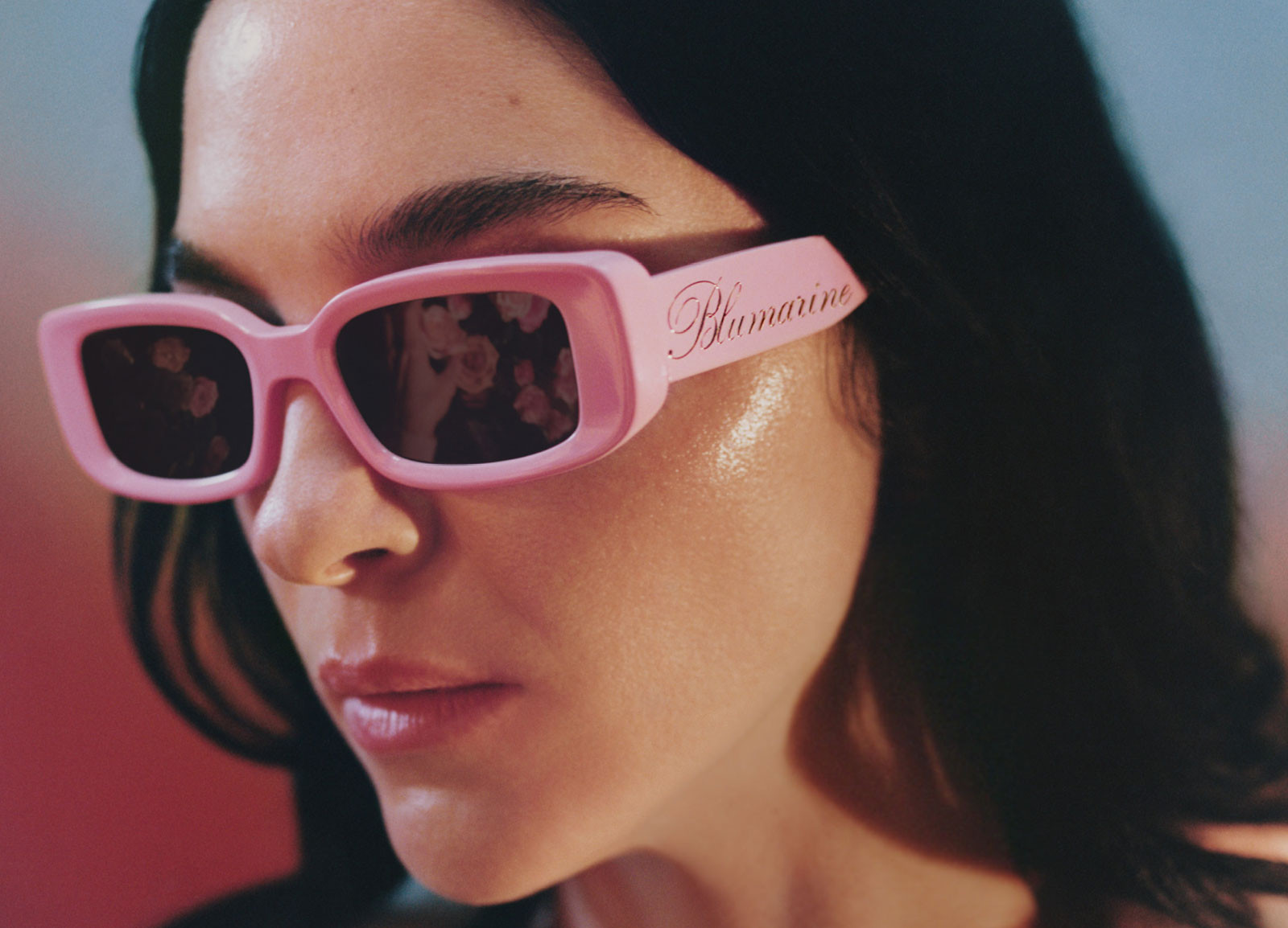 Floral Print Pink Rectangle Sunglasses Floral Print Pink Rectangle Sunglasses — Rectangle Sunglasses Outfits
