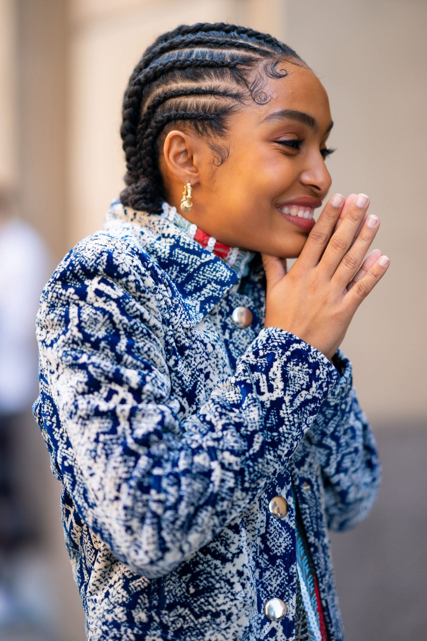 Shoulder Visual Idea — Baby Hairs