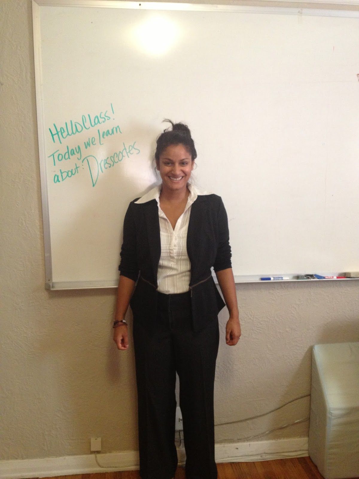 Sharp Professionalism: Blazer with Trousers and Crisp Shirt Sharp Professionalism: Blazer with Trousers and Crisp Shirt — Substitute Teacher Outfits