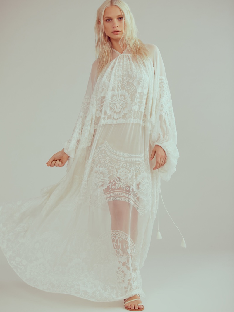 Ethereal White Lace Maxi Dress Ensemble Ethereal White Lace Maxi Dress Ensemble — Free People Outfits