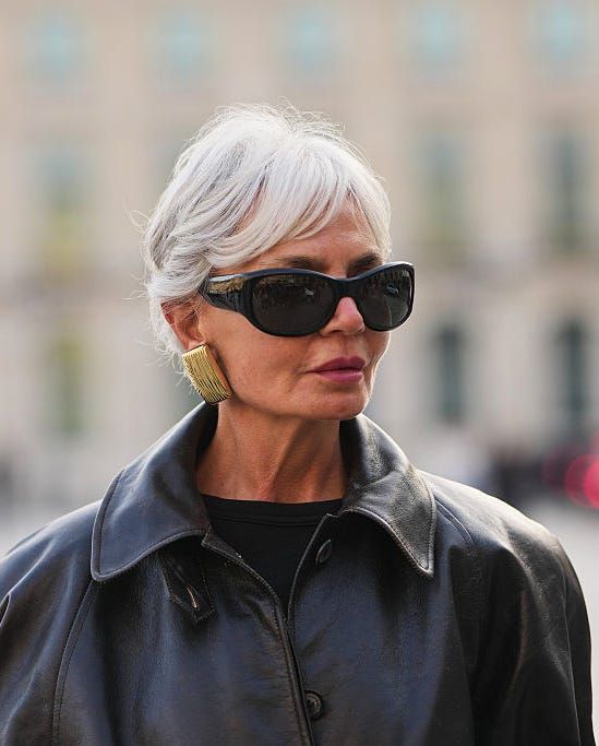 Silver Grey Visual Idea — Haircuts for Women Over 70