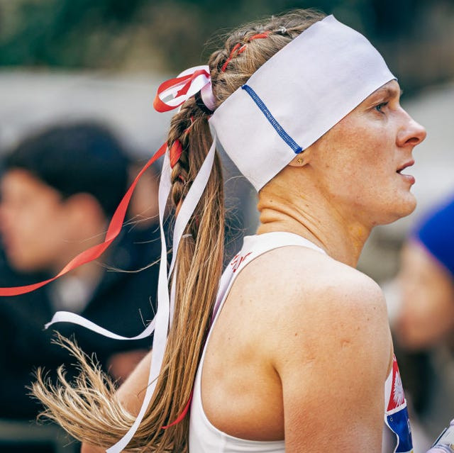 Blonde Braid with Ribbons and Headband Blonde Braid with Ribbons and Headband — Tennis Hairstyles