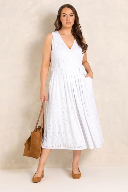 Sleeveless Wrap Dress: Summer Ready — Outfits for Big Arms