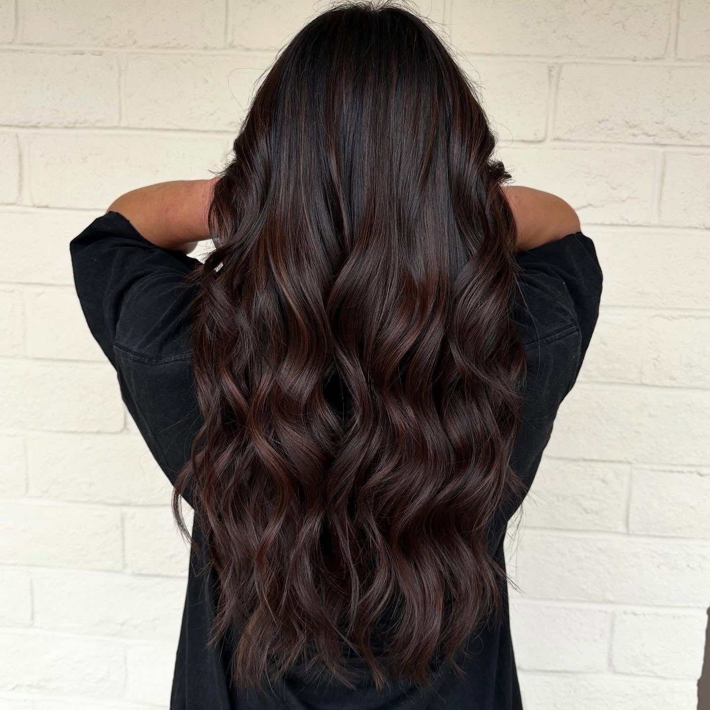Salon Visual Idea — Highlights on Dark Hair