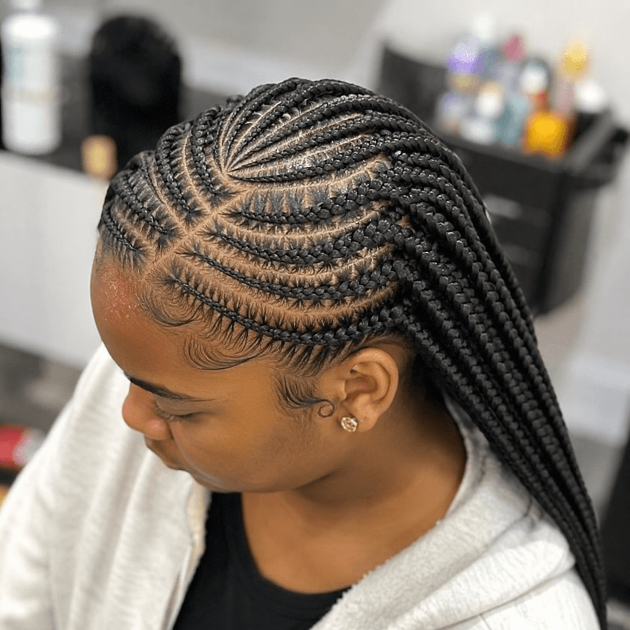 Cornrows Visual Idea Cornrows Visual Idea — Braided Hairstyles for Black Women