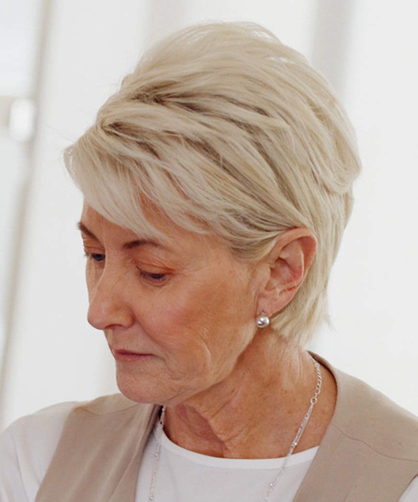 Light Blonde Visual Idea Light Blonde Visual Idea — Pixie Cut for Women Over 60