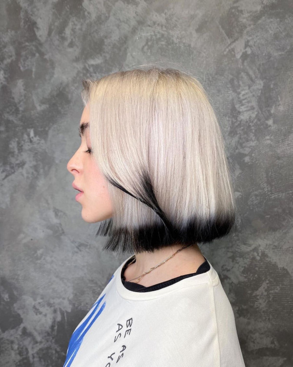 Brown Base With Pink And Purple Dip Dye Visual Idea Brown Base With Pink And Purple Dip Dye Visual Idea — Dip Dye Hair