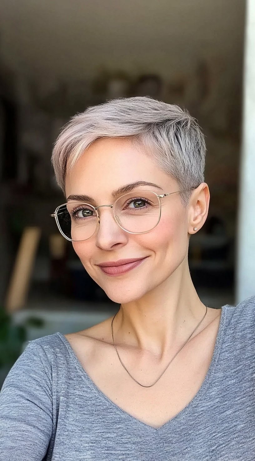 Ash Blonde Visual Idea Ash Blonde Visual Idea — Short Gray Haircuts