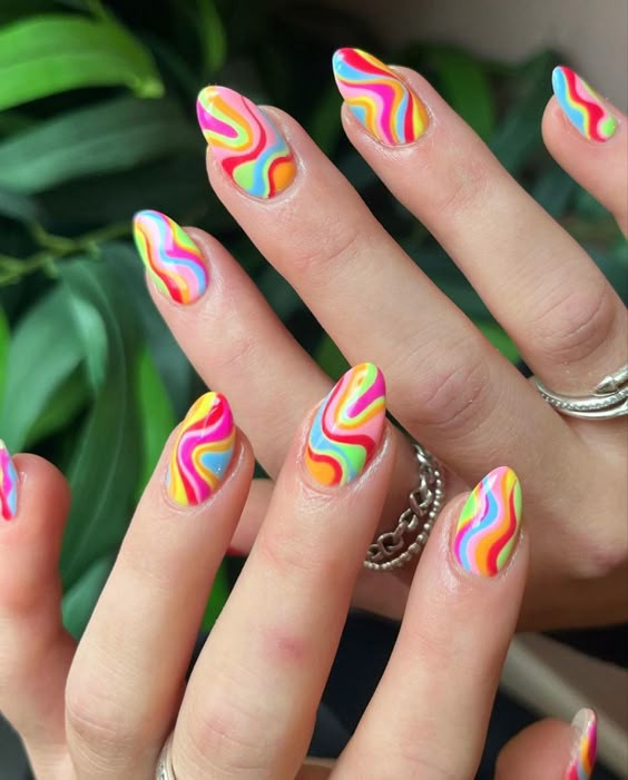 Swirl Pattern Visual Idea Swirl Pattern Visual Idea — Rave Nails