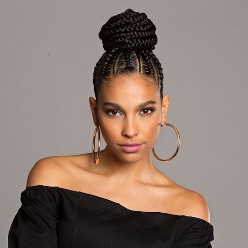 Braided High Bun — Baddie Hairstyles