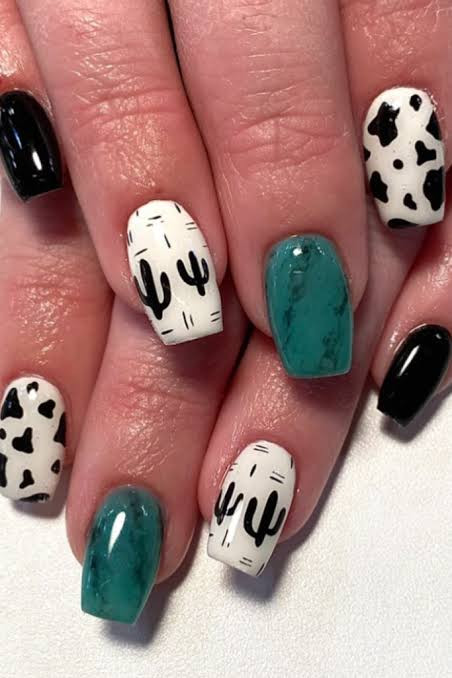 Western Casual Visual Idea Western Casual Visual Idea — Rodeo Nails
