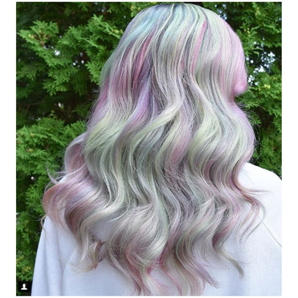 Mid-Back Wavy Pastel Opal Blend Mid-Back Wavy Pastel Opal Blend — Opal Hair