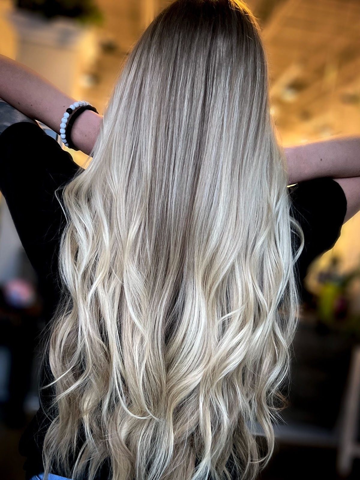 Cool-Toned Champagne Blonde With Ash Cool-Toned Champagne Blonde With Ash