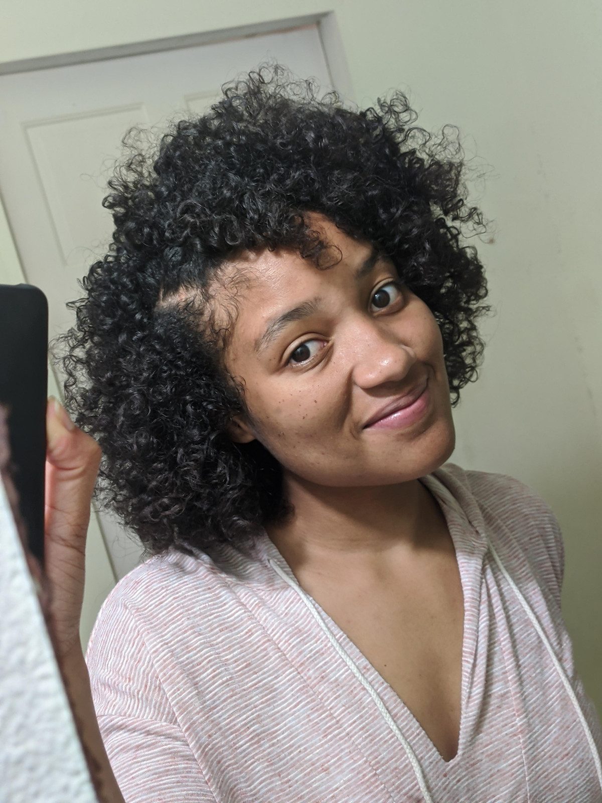 Voluminous Collarbone Bantu Knot Out