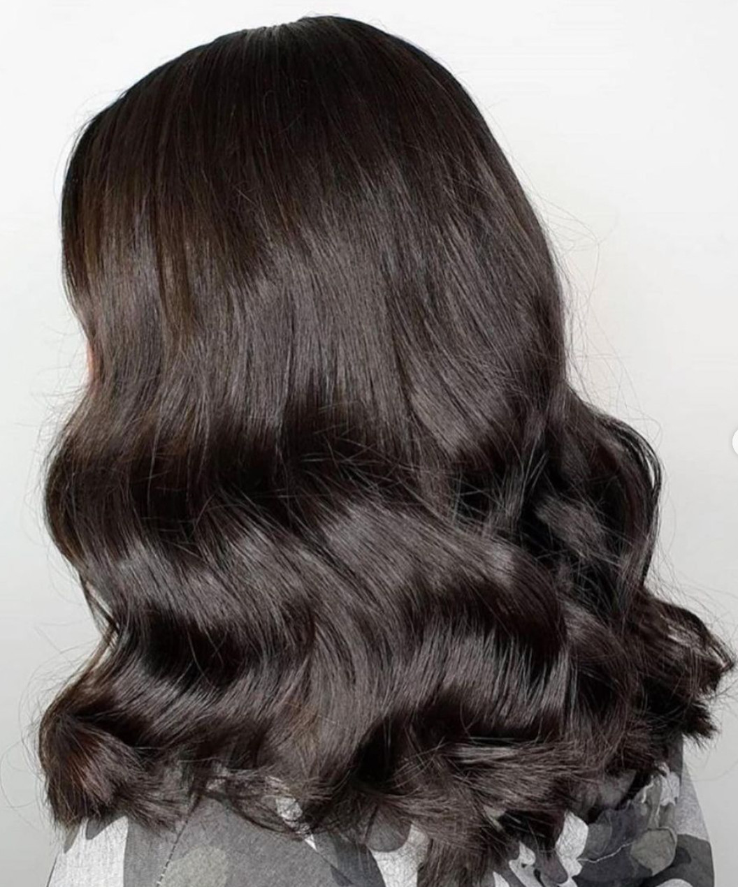 Side View Visual Idea — Soft Black Hair